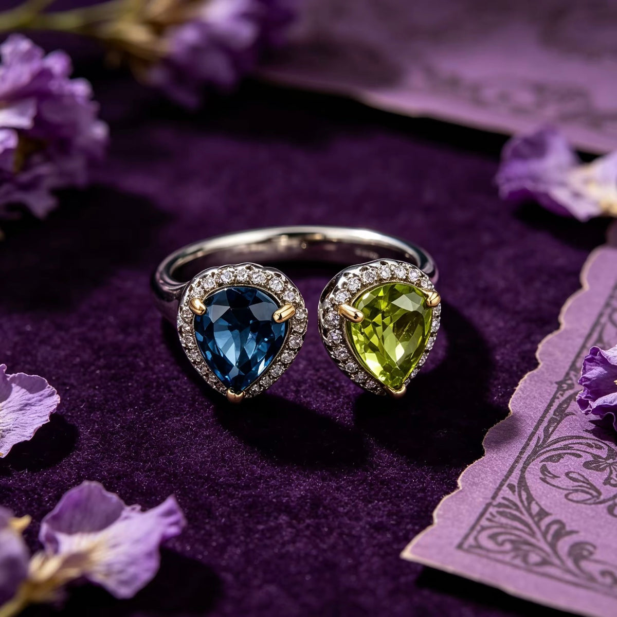 Gemstone Harmony Ring