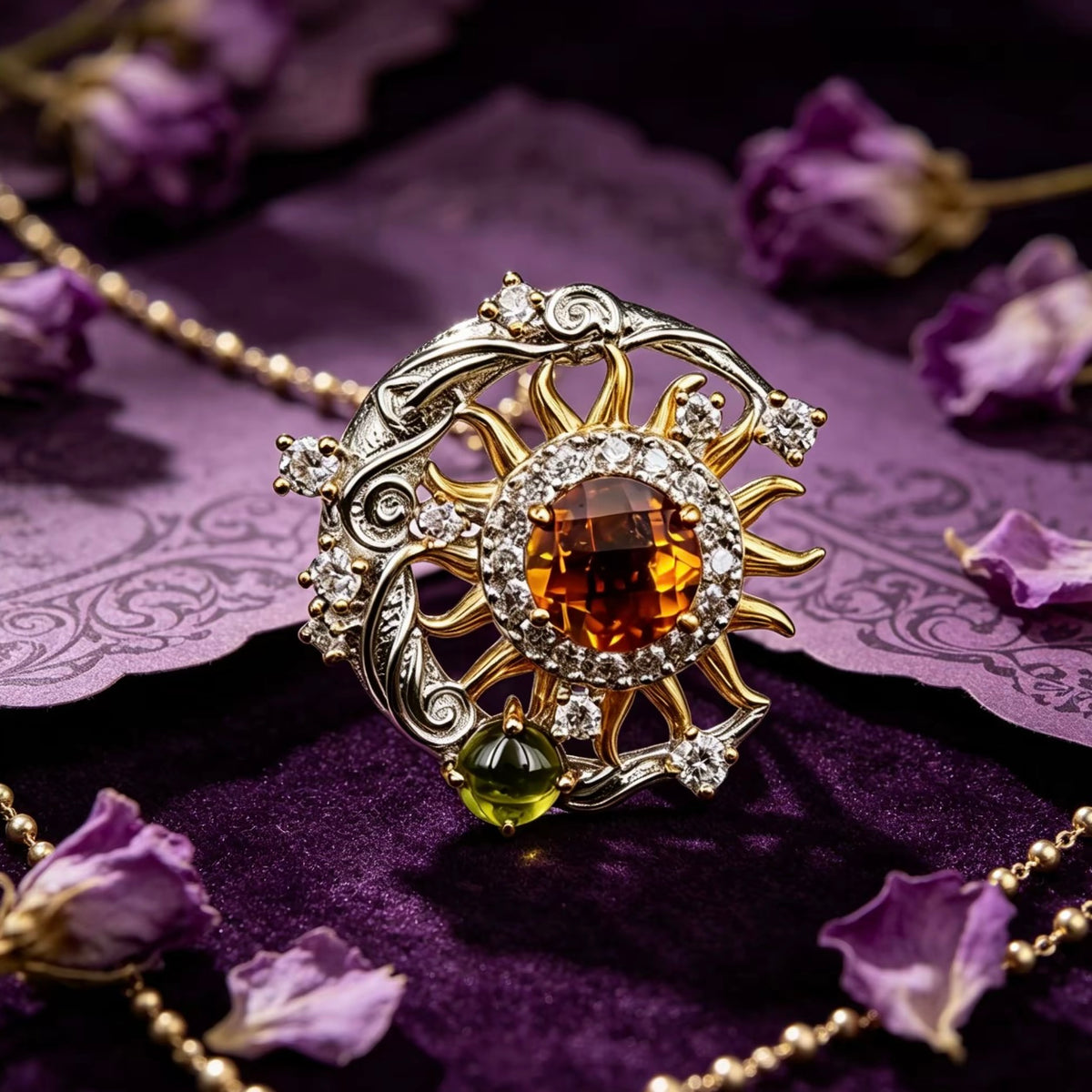 Sun & Moon Pendant