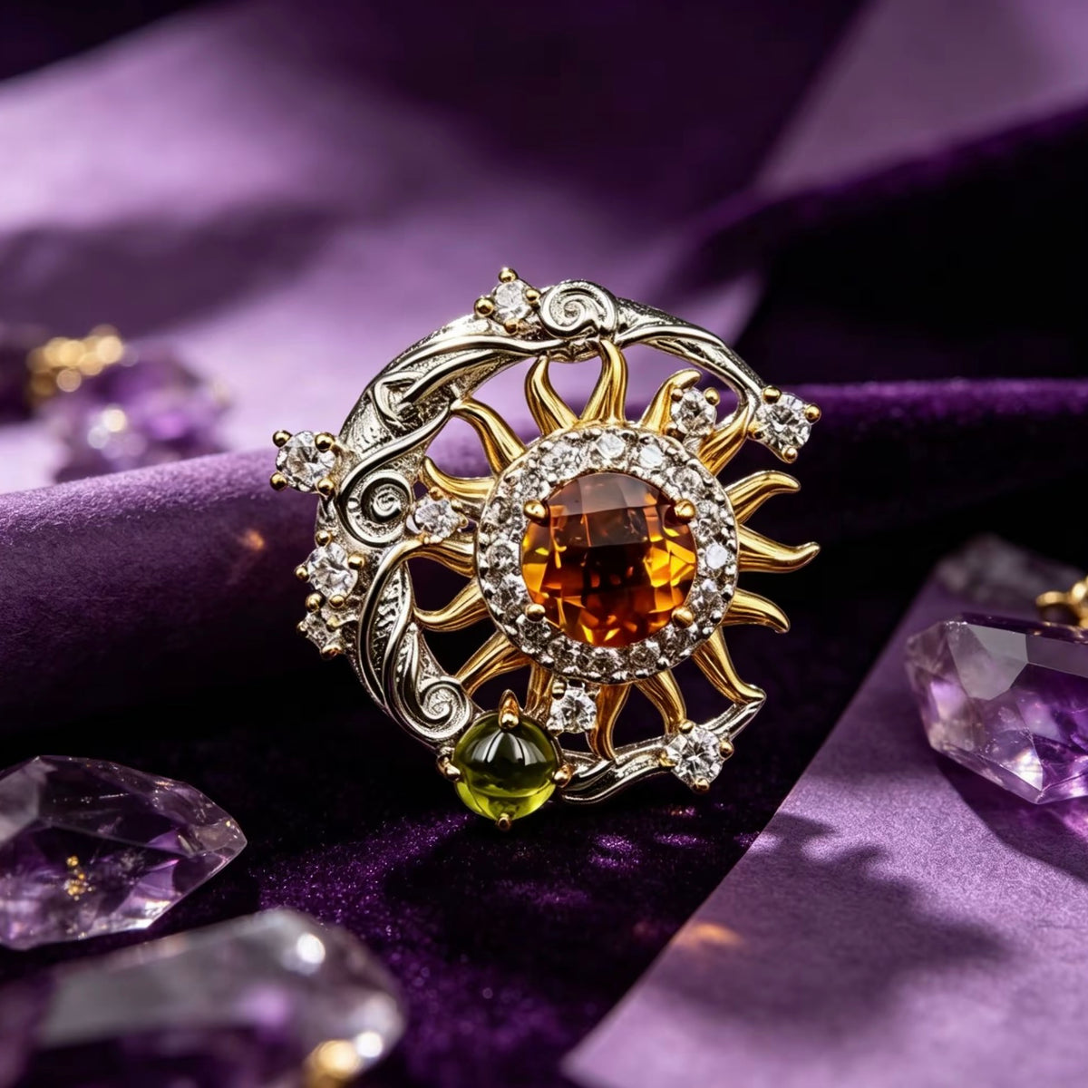Sun & Moon Pendant