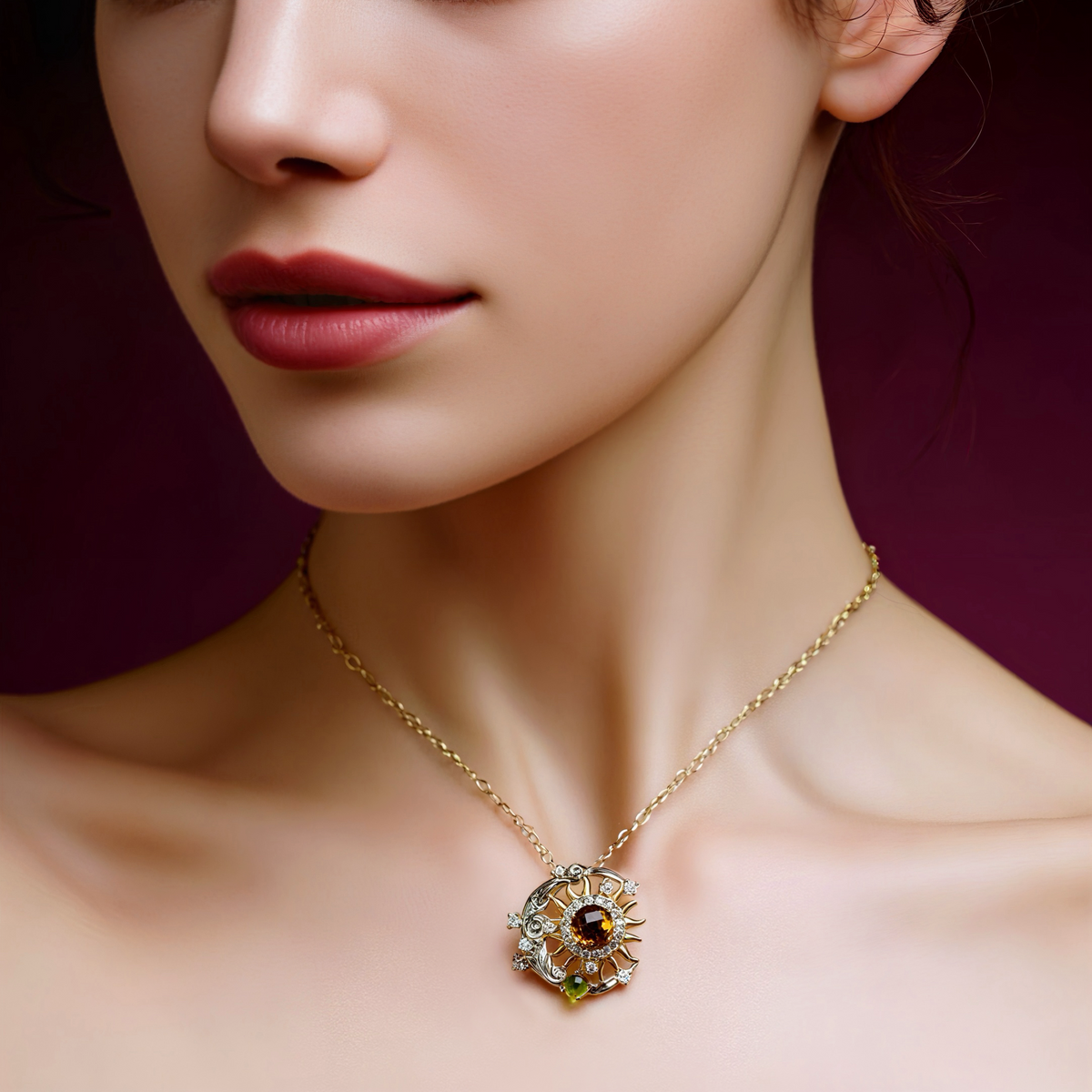 Sun & Moon Pendant
