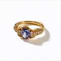 Tanzanite Velvet Vintage Ring