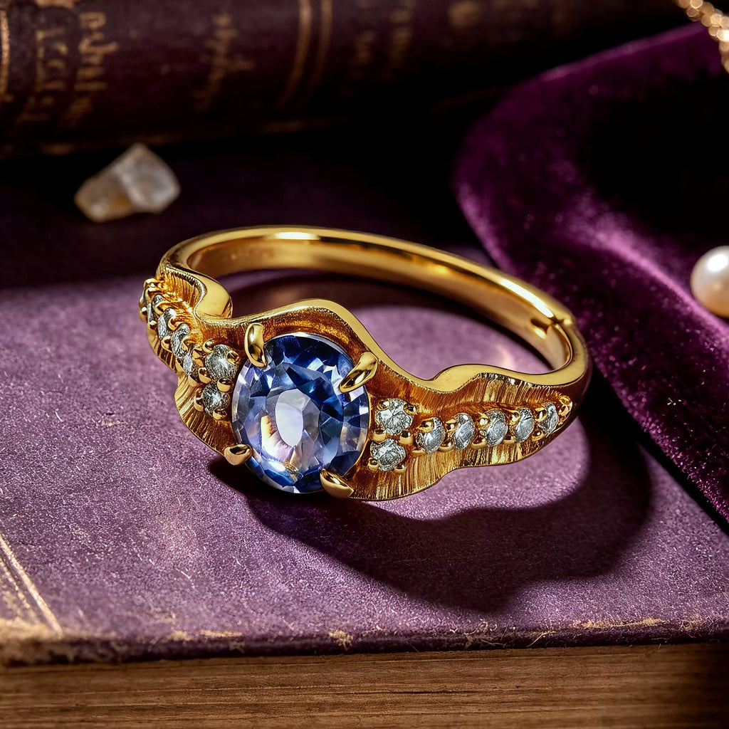 Tanzanite Velvet Vintage Ring