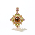 Sunlit Garden Pendant on a white background