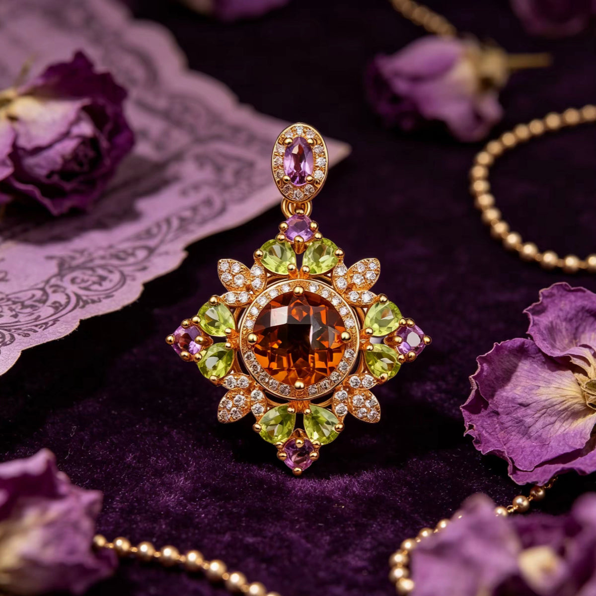 Sunlit Garden Pendant editorial view